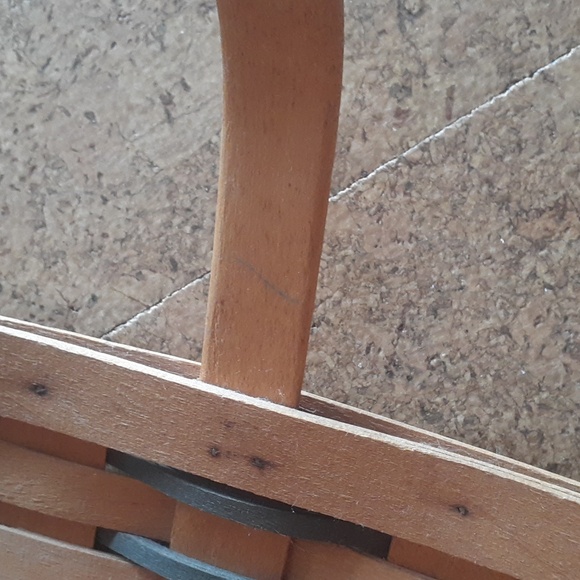 1997 Longaberger classic warm with green, heartland small chore basket. - Picture 13 of 14